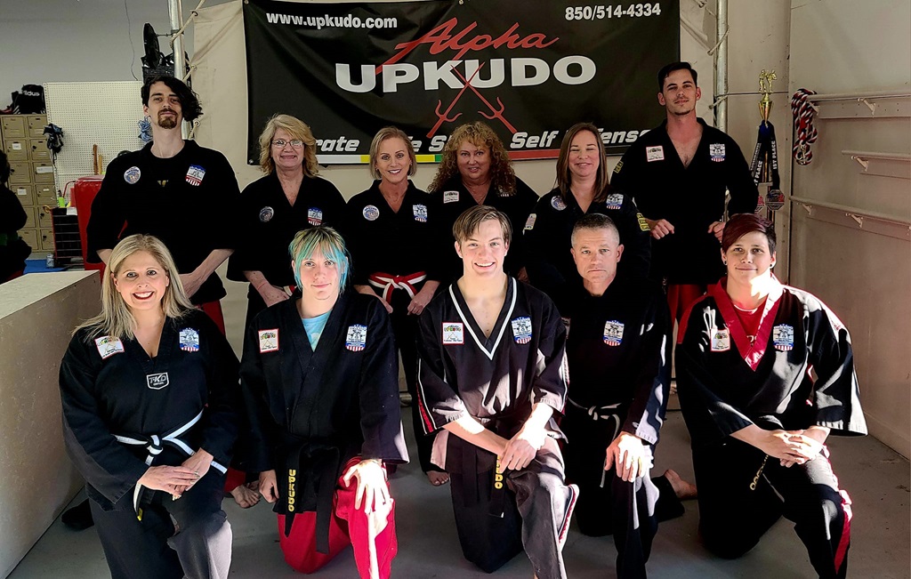 Group shot of dojo members